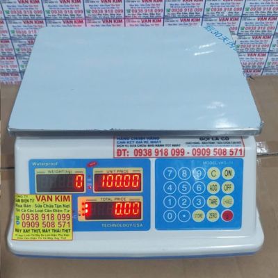 Cân Điện Tử Tính Tiền Chống Nước, Chống Dầu Mỡ VKS01