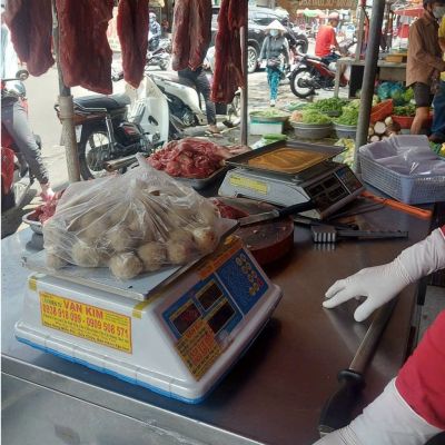 Cân Điện Tử Tính Tiền Chống Nước, Chống Dầu Mỡ VKS01