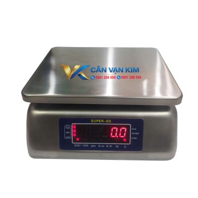 Cân Điện Tử Inox Chống Nước SuperSS 1.5kg