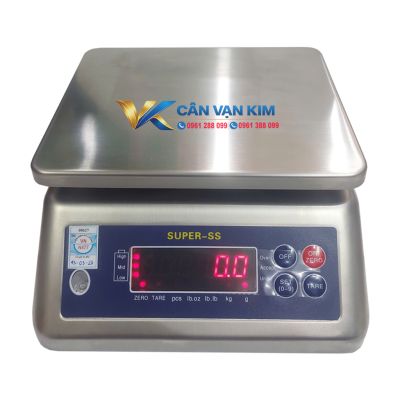 Cân Điện Tử Inox Chống Nước 6kg SuperSS